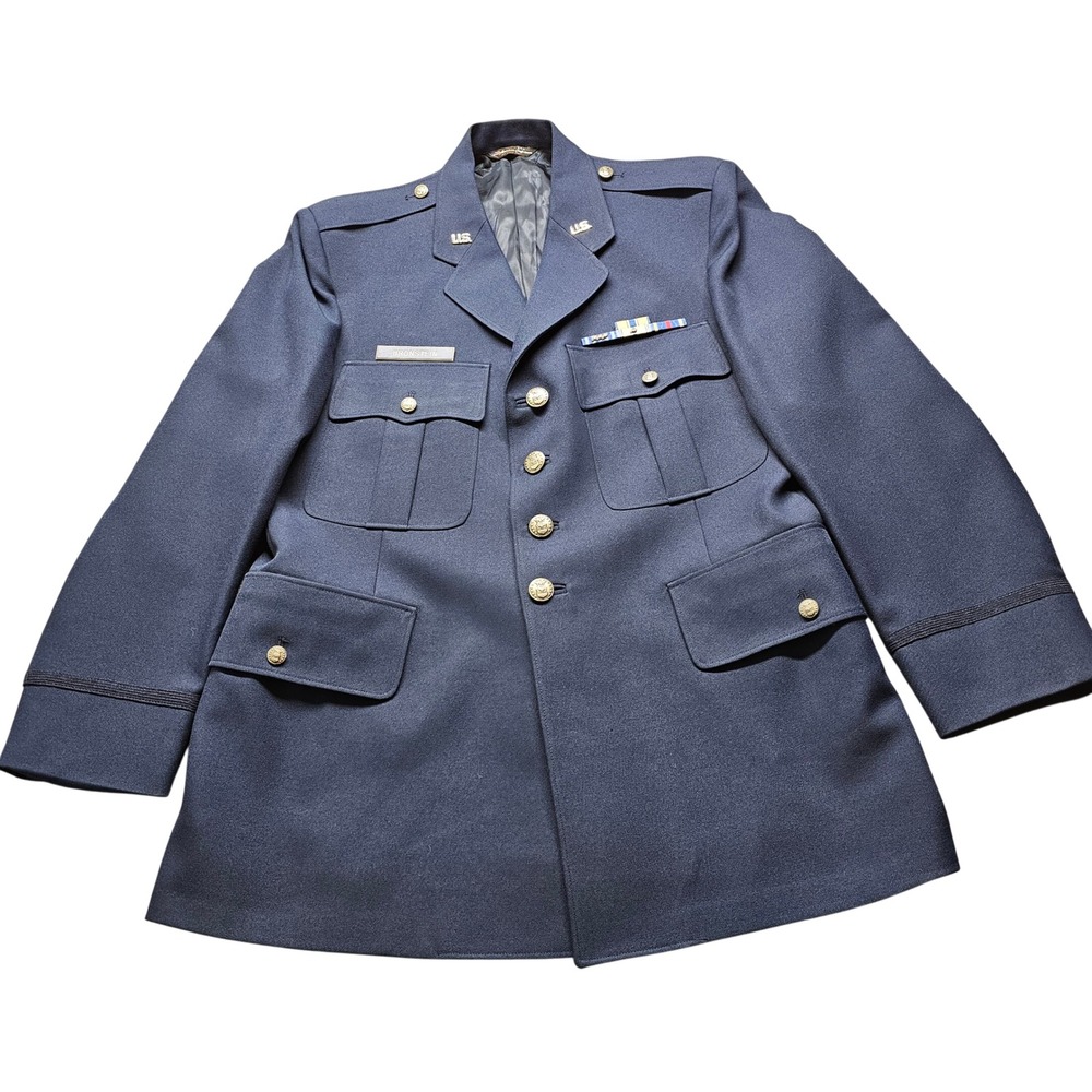 US Air Force American Craftsman Service Dress Uniform Jacket Blue USAF Military